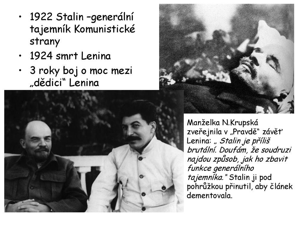 Stalinismus Ppt St Hnout